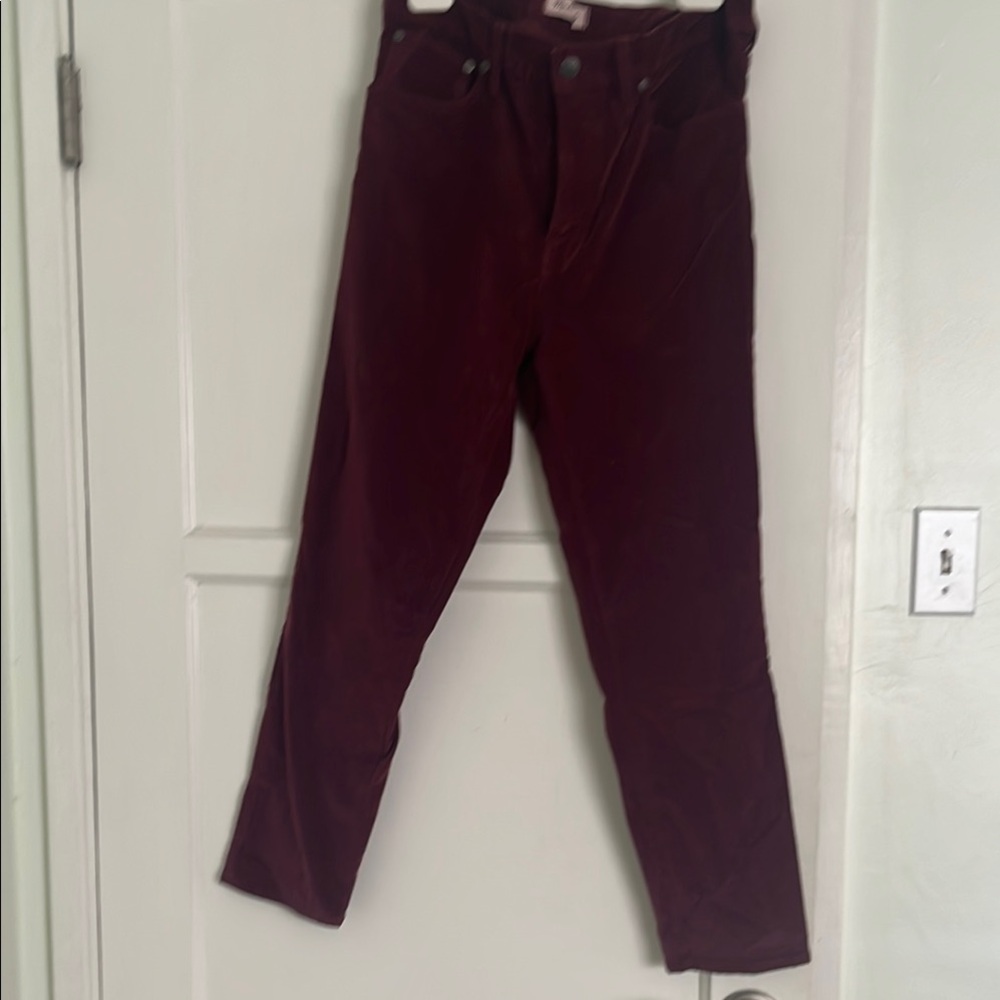 Madewell Burgundy Pants